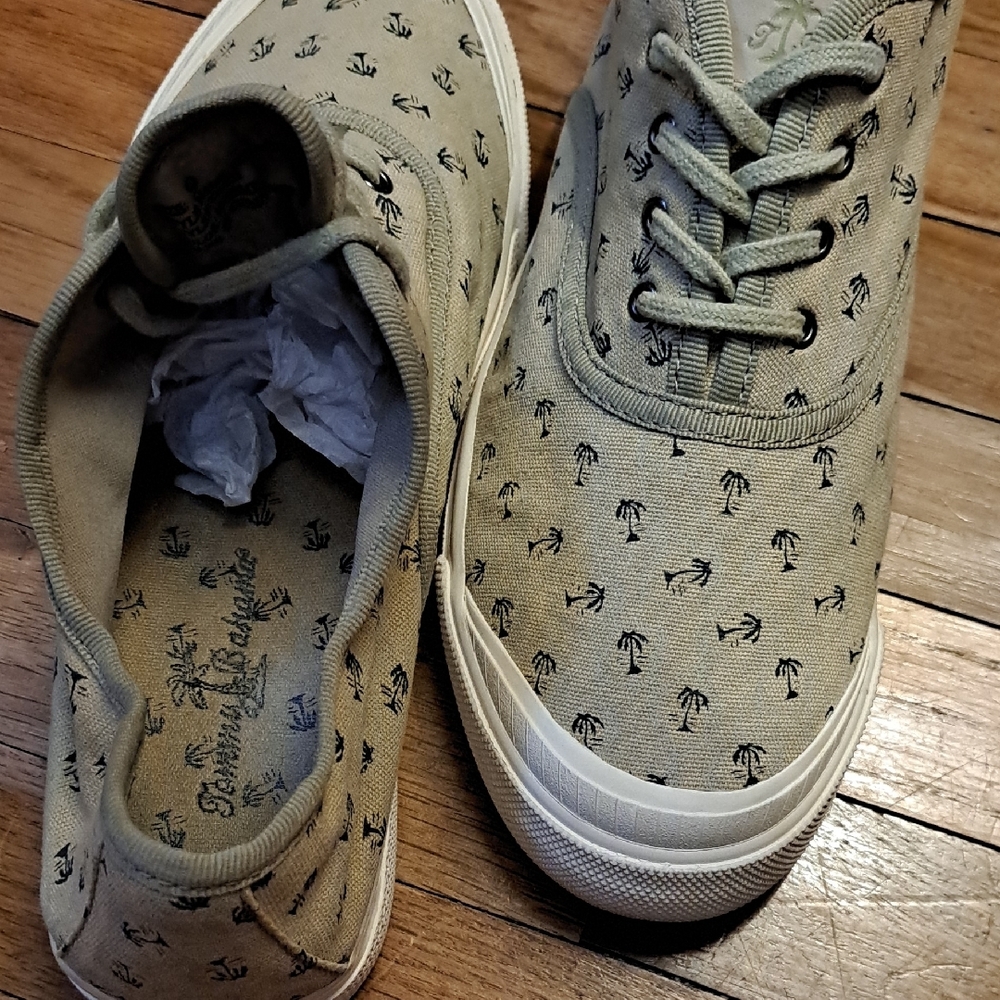Tommy Bahamas Coconut Point Canvas Sneakers. Men's Size 9. - Picture 11 of 11